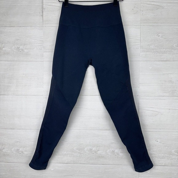 Lululemon Q5 Compression Leggings Women Size 6 Blue High Rise - Picture 10 of 10